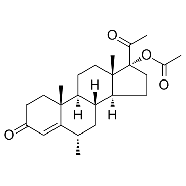 Medroxyprogesterone (acetate)结构式
