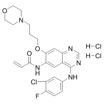 Canertinib dihydrochloride结构式
