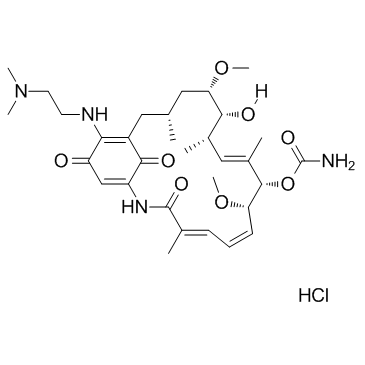 Alvespimycin hydrochloride结构式