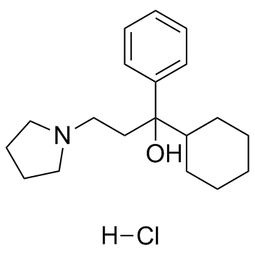 Procyclidine hydrochloride结构式
