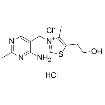 Thiamine hydrochloride结构式
