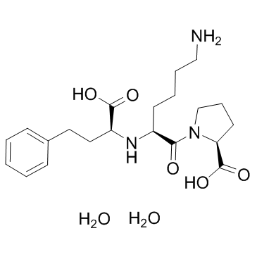 Lisinopril dihydrate结构式