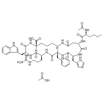 Bremelanotide Acetate结构式