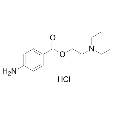 Procaine hydrochloride结构式