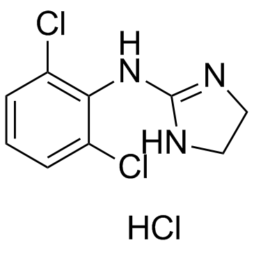 Clonidine hydrochloride结构式