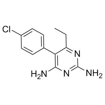 Pyrimethamine结构式