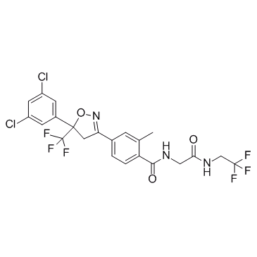 Fluralaner结构式
