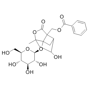 Albiflorin结构式