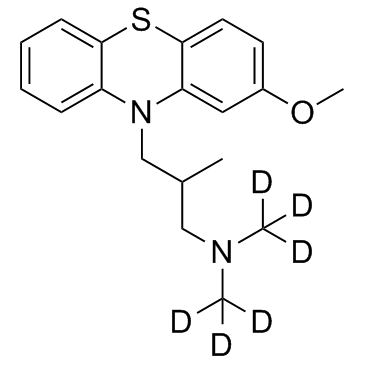 (±)-Methotrimeprazine (D6)结构式