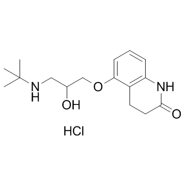 Carteolol hydrochloride结构式