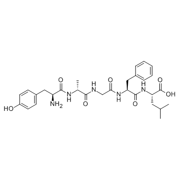 [D-Ala2]leucine-enkephalin结构式