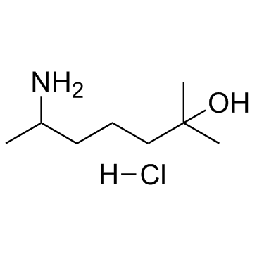 Heptaminol hydrochloride结构式
