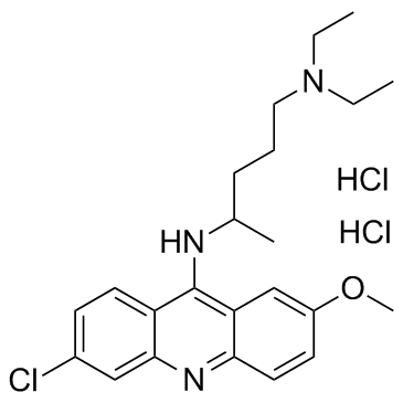 Quinacrine dihydrochloride结构式