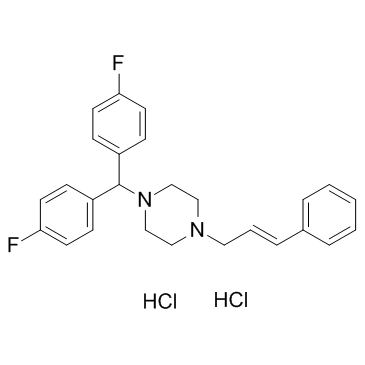 Flunarizine dihydrochloride结构式