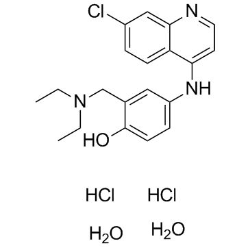 Amodiaquin dihydrochloride dihydrate结构式