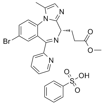 Remimazolam benzenesulfonate结构式