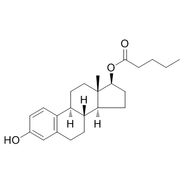 β-Estradiol 17-valerate结构式