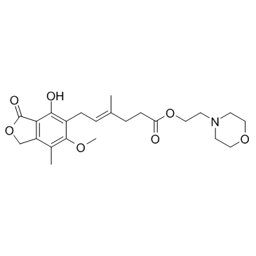 Mycophenolate mofetil结构式