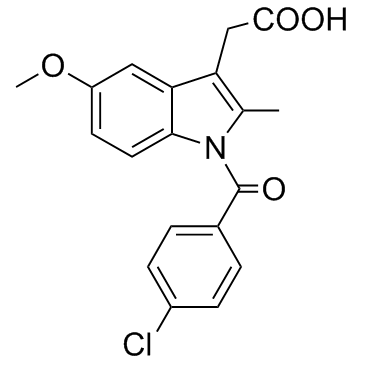 Indomethacin结构式