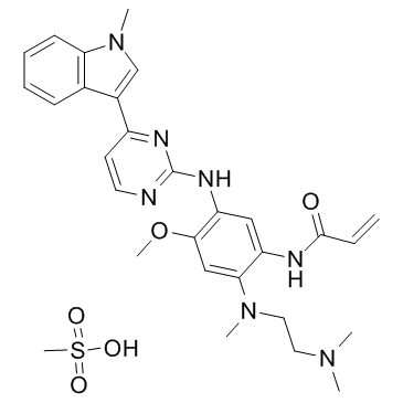 AZD-9291 mesylate结构式