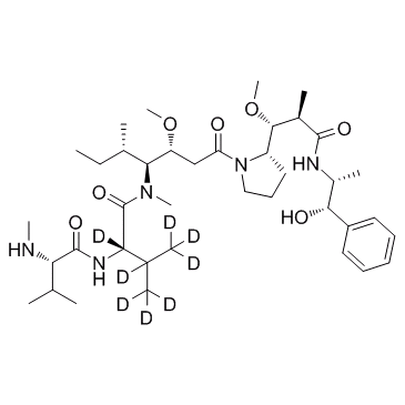 D8-MMAE结构式