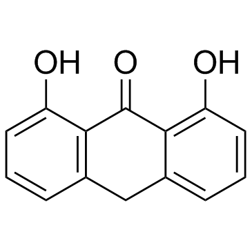 Dithranol结构式