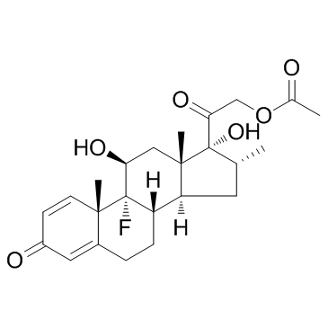 Dexamethasone acetate结构式