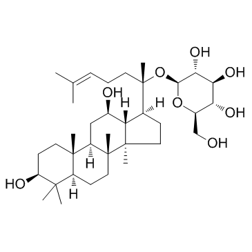 Ginsenoside C-K结构式