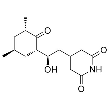 Cycloheximide结构式