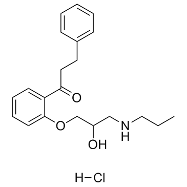 Propafenone hydrochloride结构式
