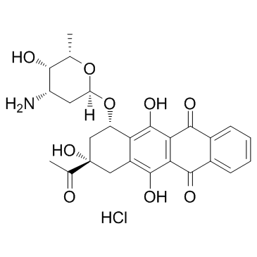 Idarubicin hydrochloride结构式