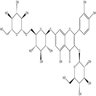 槲皮素-3-O-β-D-葡萄糖-7-O-β-D-龙胆双糖苷60778-02-1