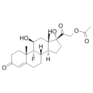 Fludrocortisone acetate结构式