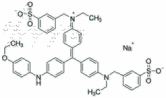 考马斯亮蓝G-250分子结构式