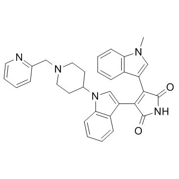Enzastaurin结构式