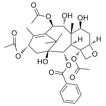 9-Dihydro-13-acetylbaccatin III结构式