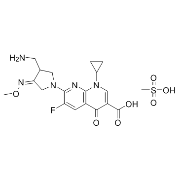 Gemifloxacin mesylate结构式