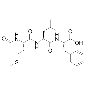 N-Formyl-Met-Leu-Phe结构式