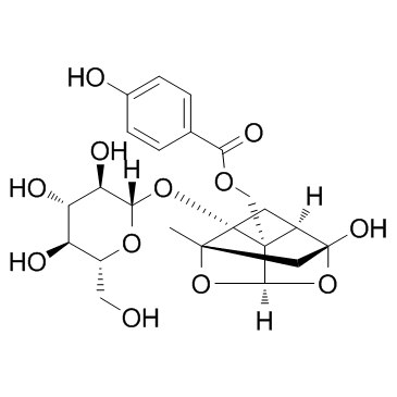 Oxypaeoniflorin结构式