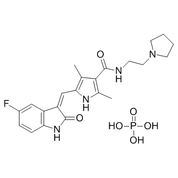 Toceranib phosphate结构式