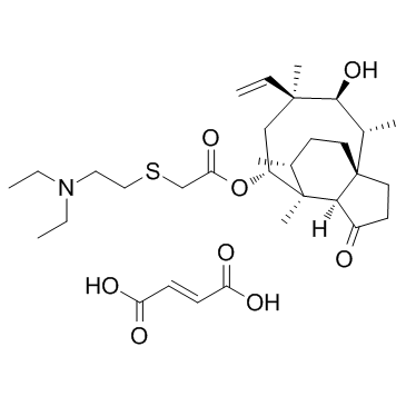 Tiamulin fumarate结构式
