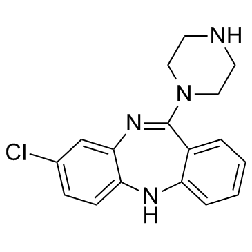 N-Desmethylclozapine结构式