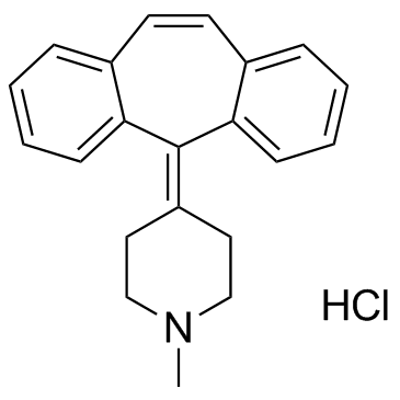 Cyproheptadine hydrochloride结构式