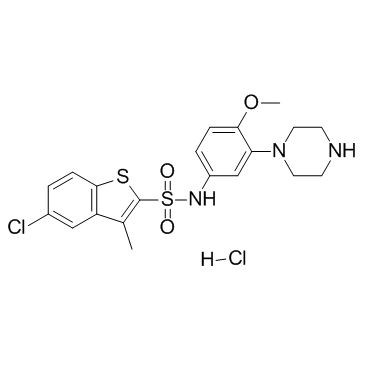 SB 271046 Hydrochloride结构式