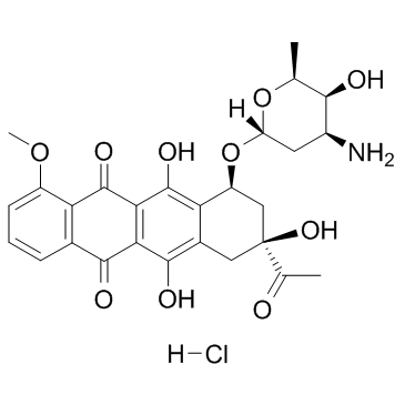 Daunorubicin Hydrochloride结构式
