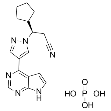 Ruxolitinib phosphate结构式