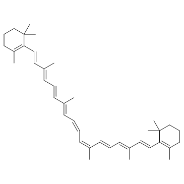 β-Carotene结构式