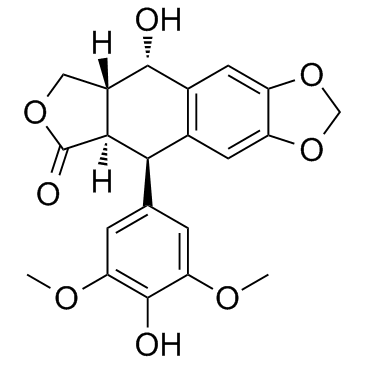 4-Demethylepipodophyllotoxin结构式
