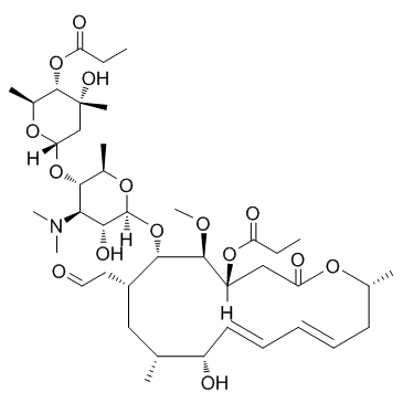 Midecamycin结构式