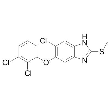 Triclabendazole结构式